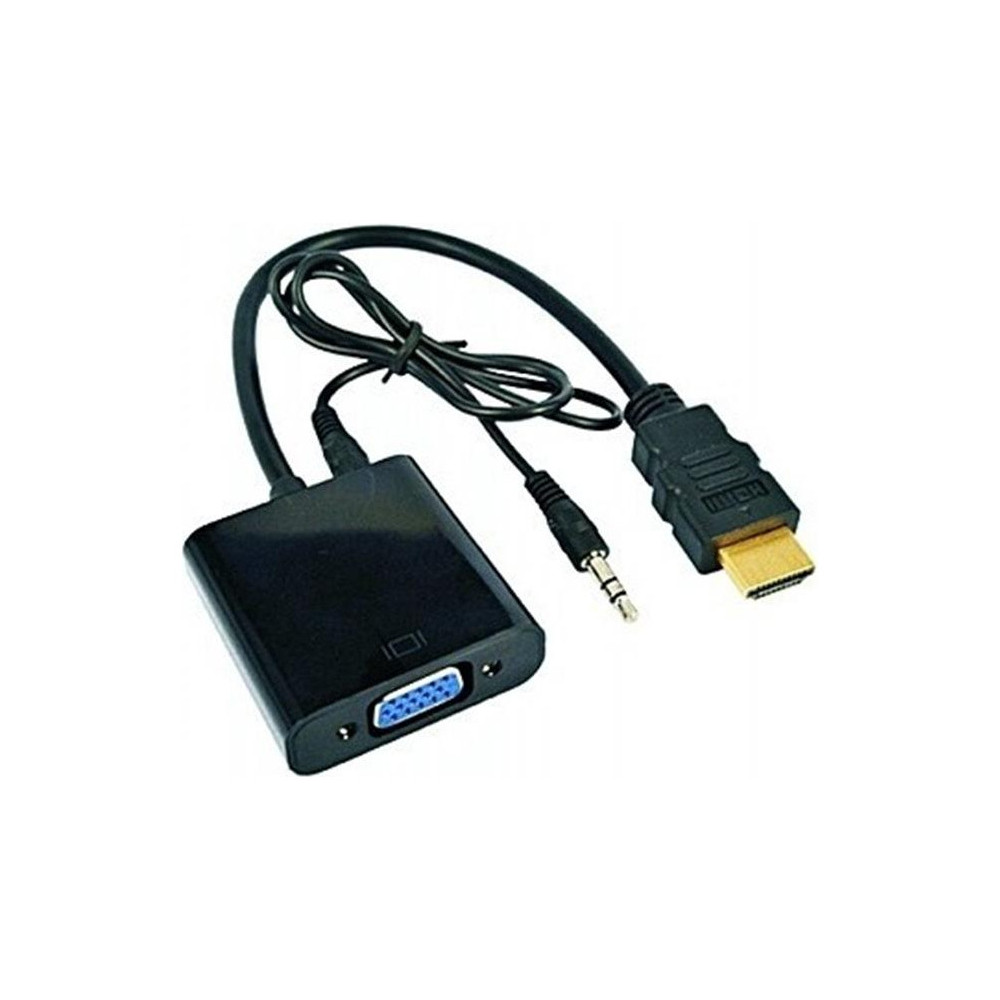 Convertidor Hdmi Cable Hdmi Con Salida Auxiliar Adaptador Vga