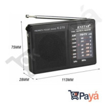 Radio De Bolsillo Am Fm Knstar K-270