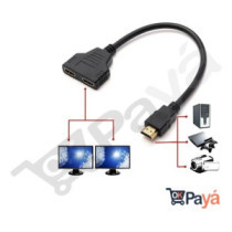 2 Cables Hdmi De Doble Divisor Puerto Dual 1 A Dos Salidas