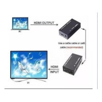 Adaptador Extensor Activo Hdmi Por Cable Red Utp 60 Metros