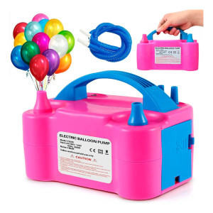 Bomba Eléctrica Doble para Inflar Globos | Inflador