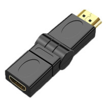 Adaptador Hdmi Macho A Hdmi Hembra 1080p Codo Adjustable