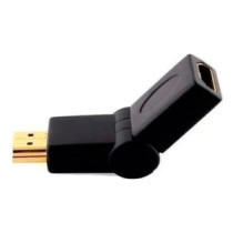 Adaptador Hdmi Macho A Hdmi Hembra 1080p Codo Adjustable