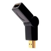 Adaptador Hdmi Macho A Hdmi Hembra 1080p Codo Adjustable