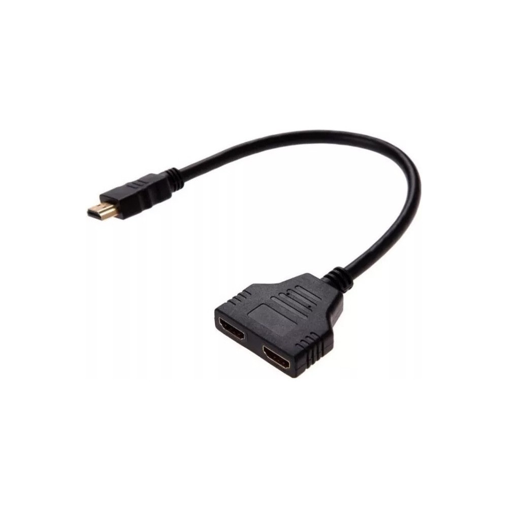 Cable Hdmi Doble Divisor De Puerto Dual De 1 A Dos Salidas