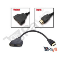 Cable Hdmi Doble Divisor De Puerto Dual De 1 A Dos Salidas