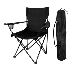 Silla Plegable con Portavasos | Camping y Exterior