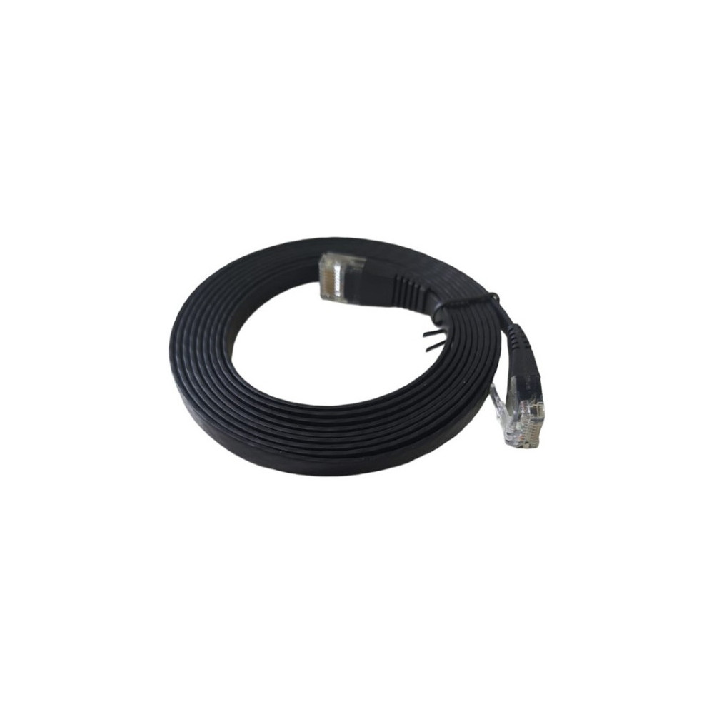 Cable De Red Ponchado Plano Categoria 6 De 2 Mts/rj45/23 Awg