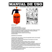 Bomba Atomizador Manual 2l Fumigadora Aspersor Pulverizador