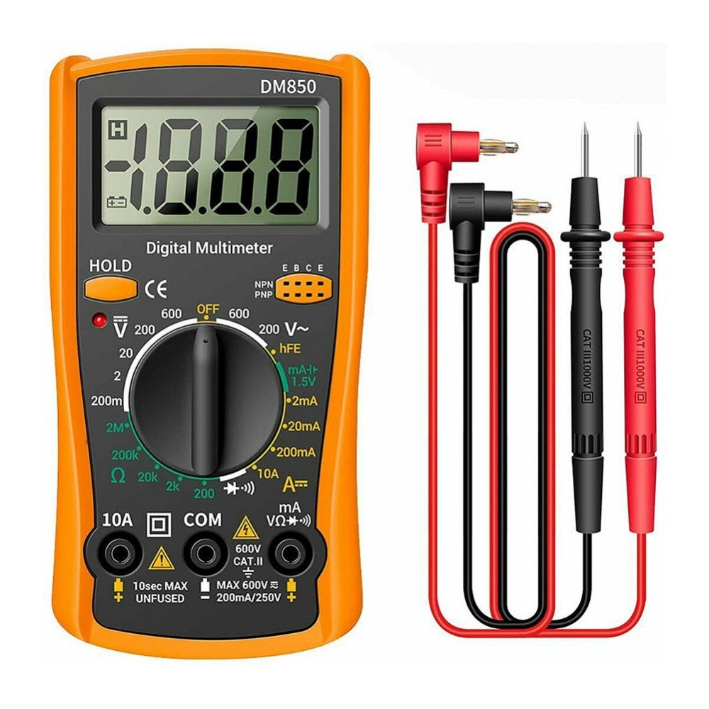 Multimetro Digital Led Tester Voltímetro Medidor