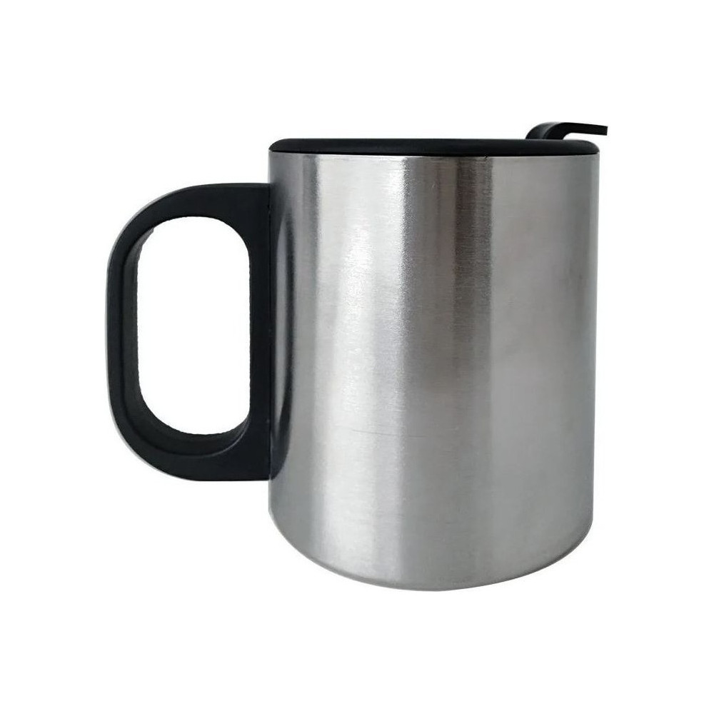 Mug En Acero Inoxidable Con Tapa Removible De 10 Onzas