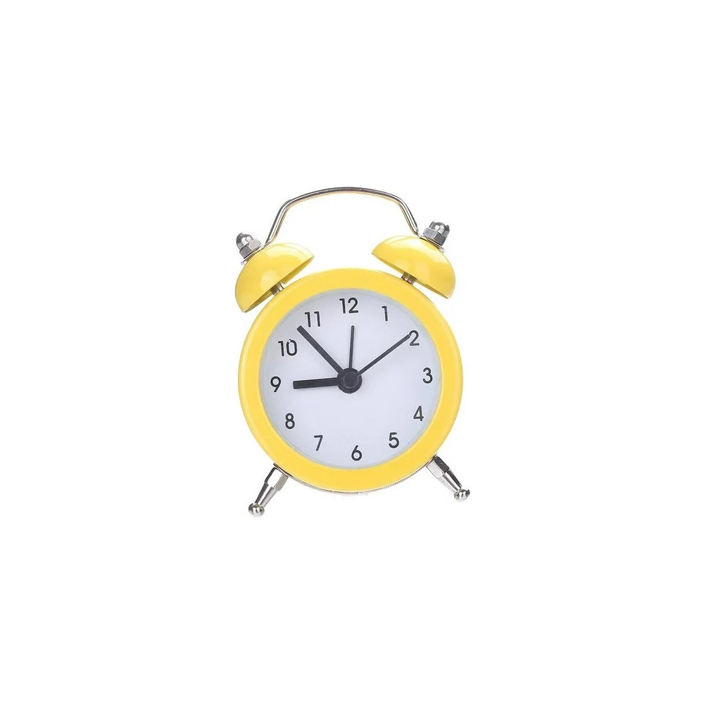 Reloj Despertador Alarma Travel Mini Smile Campana Hora Kiut