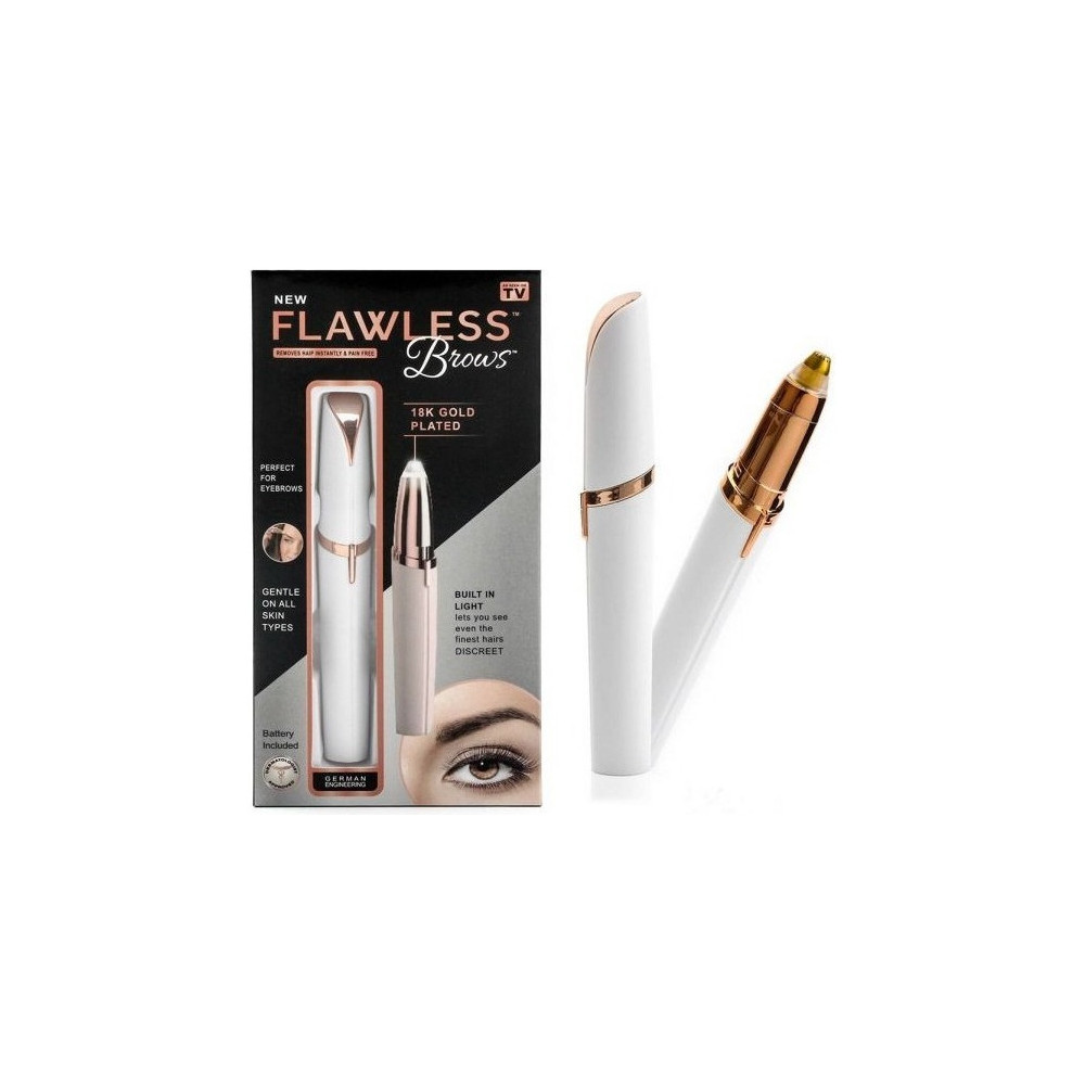 flawless depilador facial perfilador de cejas flawless