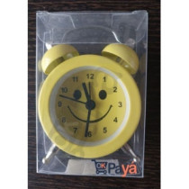 Reloj Despertador Alarma Travel Mini Smile Campana Hora Kiut