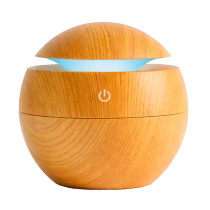 Humidificador Difusor de Aromas Tipo Madera USB | 7 Colores LED