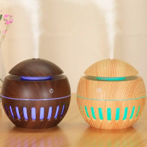 Humidificador Difusor de Aromas Tipo Madera USB | 7 Colores LED