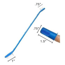 Crema Dental Mascota + Cepillo Doble + 2 Dedal Perro Y Gato