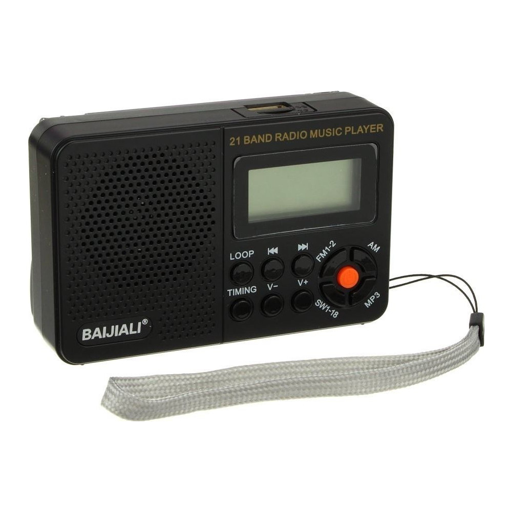 Radio Digital Am/fm/usb/microsd Bolsillo Recargable + Obsequ