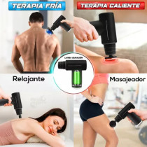 Massage Gun Masajeador Muscular Eléctrico Pistola Calor Frio Color Gun