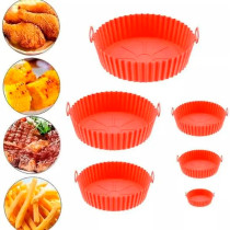 Canastillas de Silicona para Air Fryer | Set x6