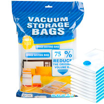 Bolsas al Vacío para Ropa Set x5 + Bomba | Ahorra Espacio