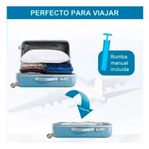 Bolsas al Vacío para Ropa Set x5 + Bomba | Ahorra Espacio