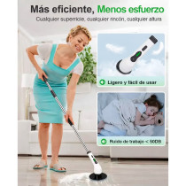 Cepillo Eléctrico 9 en 1 | Limpieza Baño, Cocina y Auto