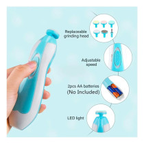 Lima Eléctrica para Uñas de Bebé - Azul | Corta y Pule