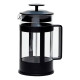 Cafetera Prensa Francesa 1000 ml de Vidrio Negra | Embolo para Café