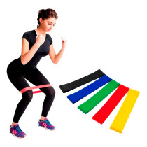 Bandas Elásticas de Resistencia x5 | Ejercicio y Gimnasio