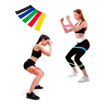 Bandas Elásticas de Resistencia x5 | Ejercicio y Gimnasio