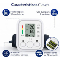 Tensiómetro Digital Automático de Brazo | Presión Arterial