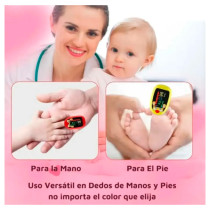 Oxímetro Pediátrico de Dedo para Niños | Pulsioxímetro