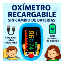 Oxímetro Pediátrico de Dedo para Niños | Pulsioxímetro