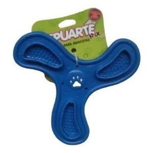 Juguete Perro Boomerang Masticable Atrapar Goma Rigida