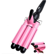Pinza Onduladora 3 Tubos Efecto Sirena | Rizadora Cabello
