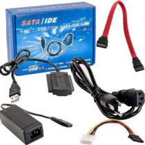 Convertidor Galleta Usb 2.0 A Sata Ide Disco Duro 2,5 3,5