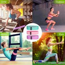 Bandas Elásticas de Tela x3 | Piernas y Glúteos Fitness