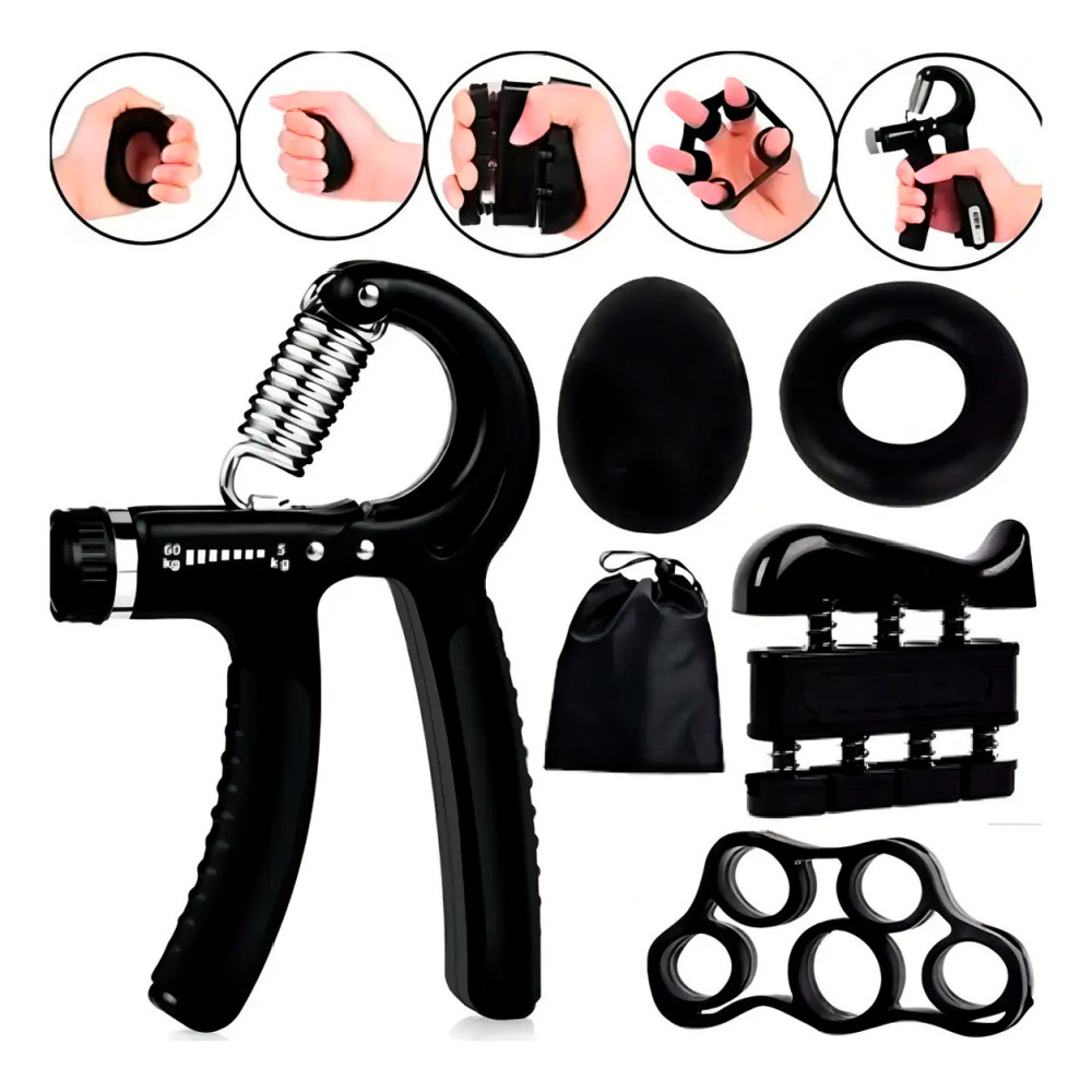 Kit Hand Grip 5 Piezas | Fortalecer Manos, Dedos y Muñecas