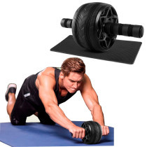 Rueda Abdominal con Tapete | Rodillo para Ejercicio de Core