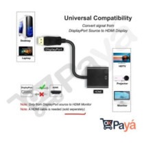 Adaptador Convertidor Display Port A Hdmi Dp A Hdmi Tipo A