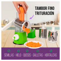 Molino Rallador de Queso Manual | Cortador de Verdura