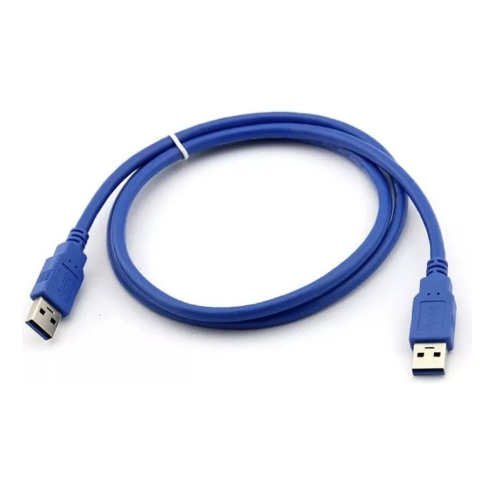 Cable Usb Version 3.0 Tipo A / Macho A Macho De 1 Metro-azul