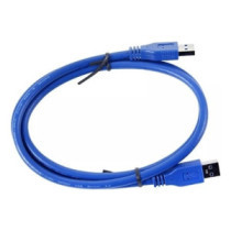 Cable Usb Version 3.0 Tipo A / Macho A Macho De 1 Metro-azul