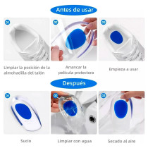 Taloneras de Gel Silicona para Talón | Espolón Calcáneo