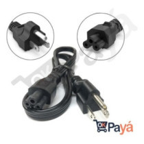 Cable Poder Clavija 3 Entradas Plano 250 Voltios 10a 1,50 Cm