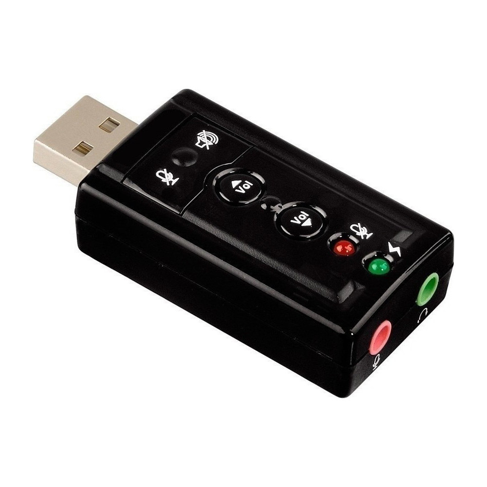 Tarjeta De Sonido Externa Usb 7.1 Adaptador Audio Microfono