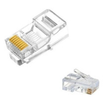 50 Conectores Rj45 Categoria 6 Con Guia