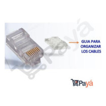 50 Conectores Rj45 Categoria 6 Con Guia