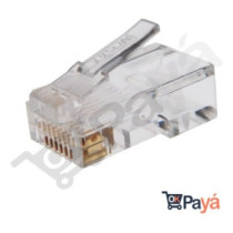 50 Conectores Rj45 Categoria 6 Con Guia